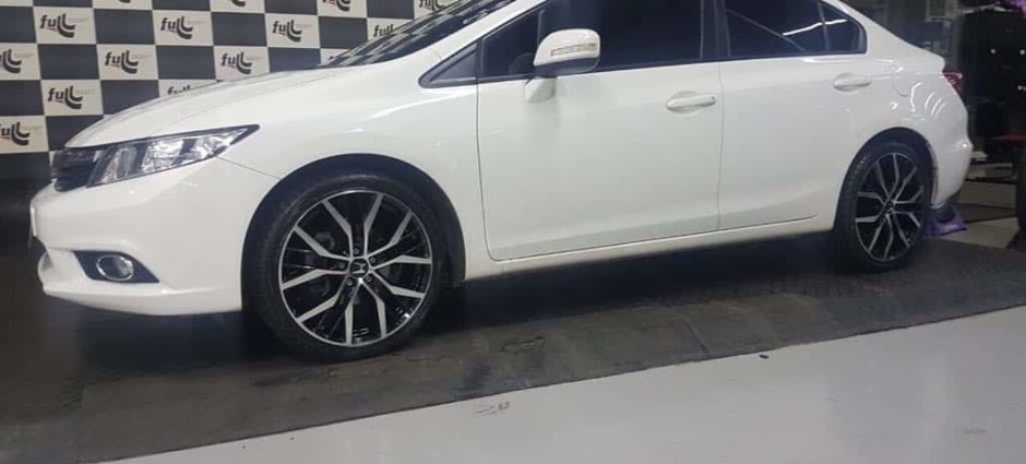 Instalação de Roda Aro 19 em Honda Civic