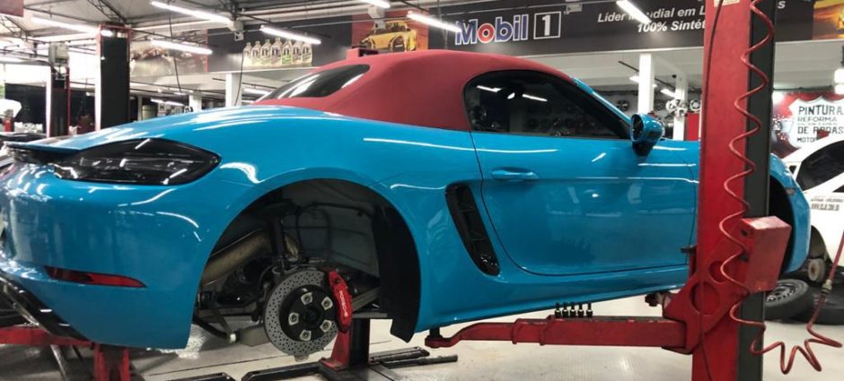 Porsche 718 Boxster 2019 Miami Blue na Full Pneus!
