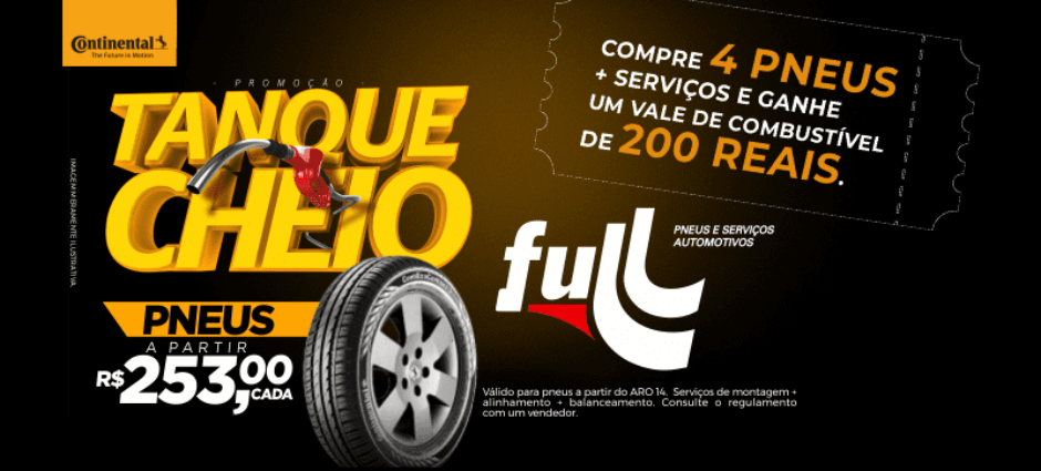 Promoção Pneus Continental 