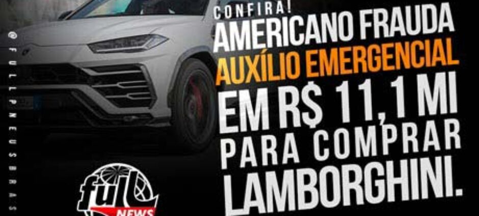 Americano comprou Lamborghini com ajuda do Governo