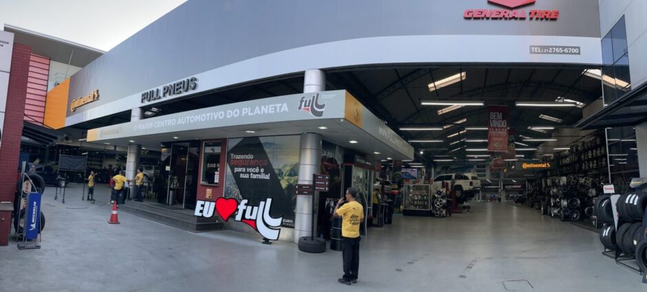 A maior loja de venda de Pneus da América Latina