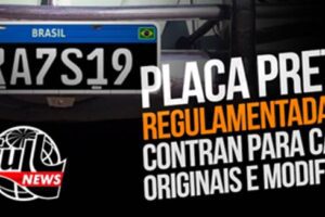 Placa Preta regulamentada