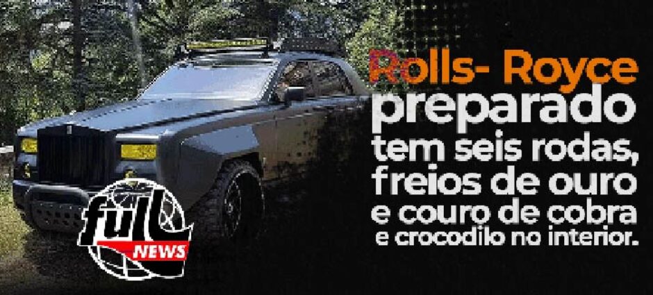 Rolls-Royce de Luxo tem até freios de Ouro