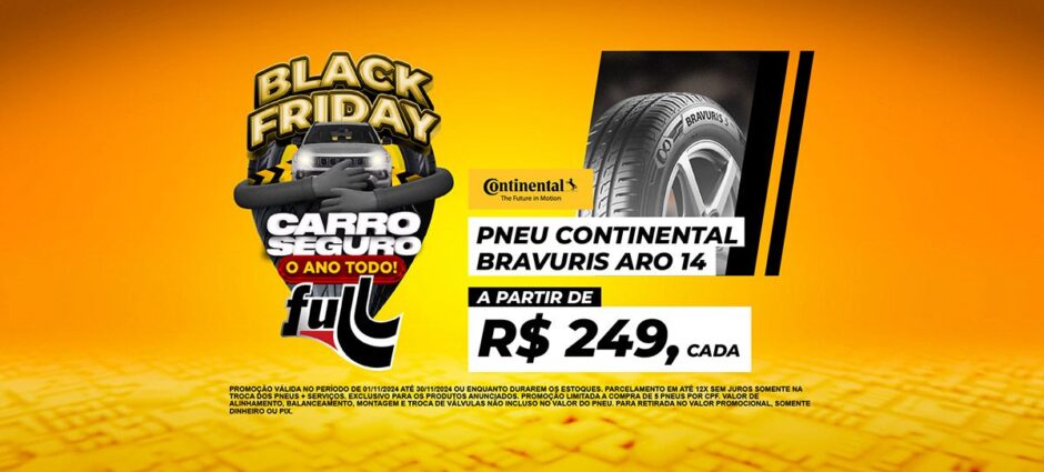 Aproveite a Black Full da Full Pneus: Segurança e Economia para seu Carro o Ano Todo!