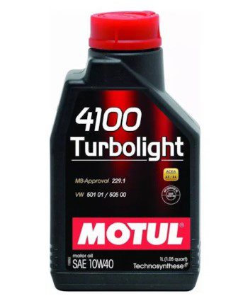 Óleo do Motor 10W40 Motul 4100 Turbolight Acea A3 B4 1L